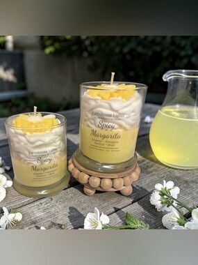 Spicy margarita candles